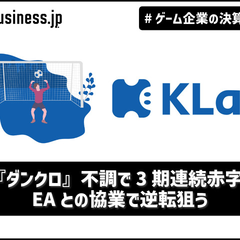 『ダンクロ』不調で3期連続赤字のKLab、EAとの協業で逆転狙う【ゲーム企業の決算を読む】 画像