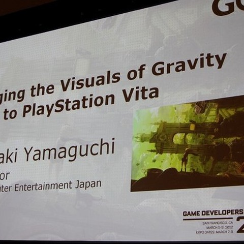 【GDC2012】ビジュアル表現で新しい感覚を生み出したPSVita『GRAVITY DAZE』のディレクション 画像