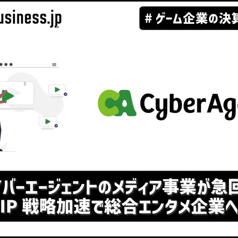 サイバーエージェントのメディア事業が急回復―IP戦略加速で総合エンタメ企業へ【ゲーム企業の決算を読む】 画像