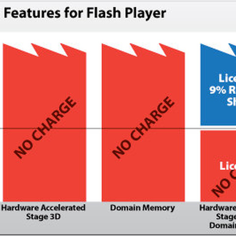 アドビ、一部プレミアム機能を利用したFlashゲームからライセンス料を徴収へ 画像