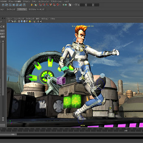 オートデスク、モバイルゲーム開発向け3Dアニメーションツール「Maya LT」を新発売 画像