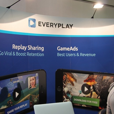 【GDC Next 2013】スマホゲームのプレイ動画を簡単に共有！導入タイトルが増える「EVERYPLAY」 画像