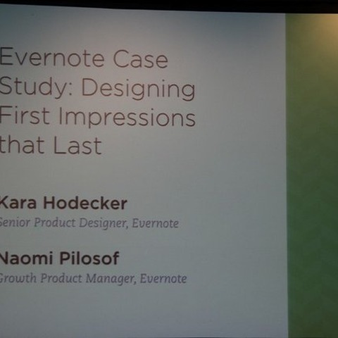 【GDC Next 2013】「すべてを記録する」Evernoteが学んだ、シンプルだけど難しい5つのレッスン 画像