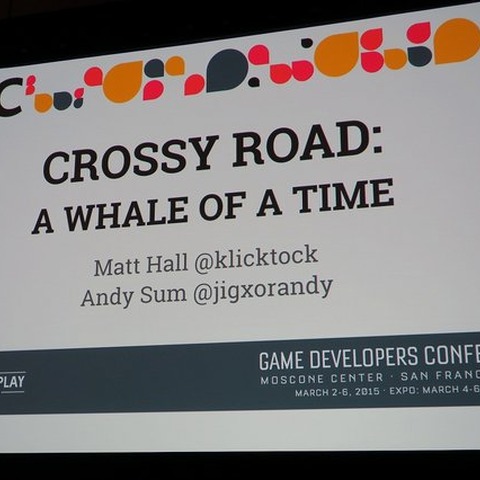 【GDC 2015】2人で作って10億円を稼いだ『クロッシーロード』のサクセスストーリー 画像