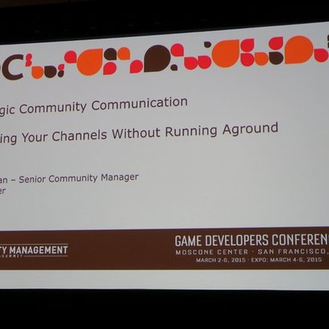 【GDC 2015】ゲーム会社はソーシャルメディアをどう使えばいい? 忙しすぎるコミュニティ担当者へのアドバイス 画像