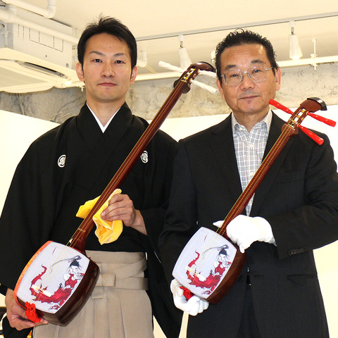 天野喜孝氏デザインのくノ一「シャウラ」が世界へ！三味線メーカー・小松屋がしかける海外戦略 画像