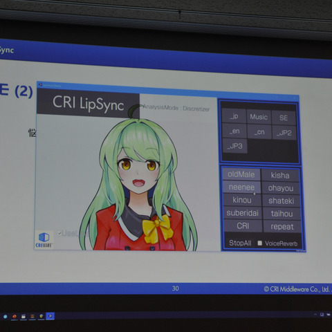 言語や性別が変わってもリアルタイムに動く！？　最新口パク技術のスゴさに迫る【CEDEC 2019】 画像
