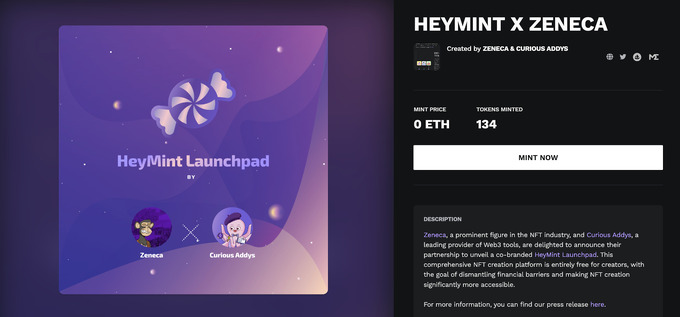 Apas Port、Curious Addy's Trading Club提供「HeyMint」とアジア戦略パートナー提携を締結