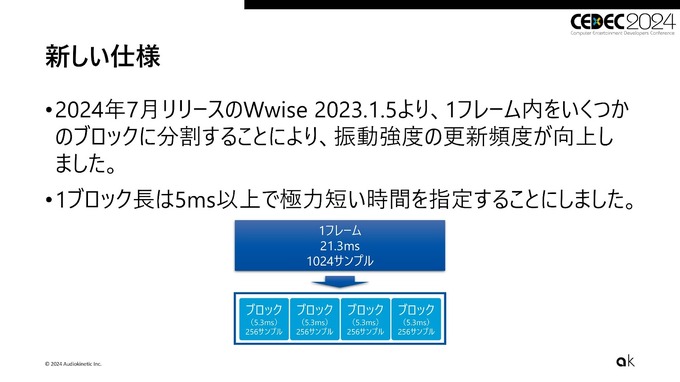 “対話なくして前進なし”ゲーム向けオーディオミドルウェア「Wwise」が日本ユーザーに寄り添う理由とは…フィードバックをもとにレイアウトの大幅変更も【CEDEC2024 セッションレポート＆インタビュー】