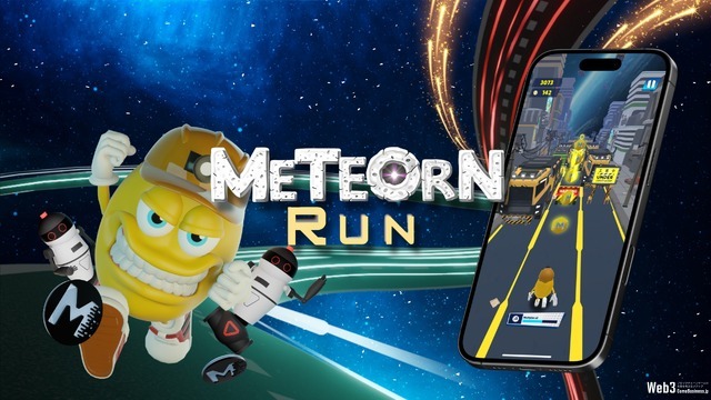 ブロックチェーンゲーム『Meteorn Run』、ゲーム体験を損なわない新広告を展開