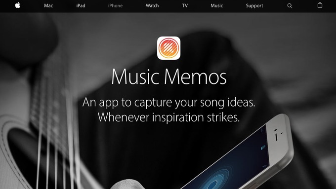 Apple、音楽のアイデアをメモする新アプリ「Music Memos」公開―音楽専用のAIを搭載