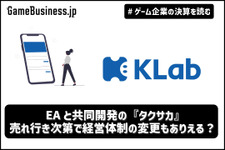 KLabの2024年度上半期は3割の減収、EAと共同開発の『タクサカ』の売れ行き次第で経営体制の変更もありえる？【ゲーム企業の決算を読む】