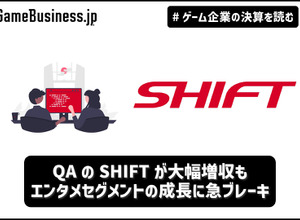 QAのSHIFTが大幅増収も、エンタメセグメントの成長に急ブレーキ【ゲーム企業の決算を読む】 画像