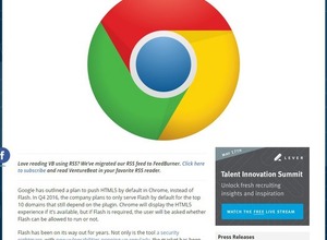 ブラウザ「Chrome」でFlashがデフォルトで無効に ─ ゲームにも影響か 画像