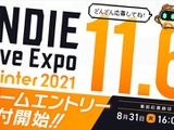 国内最大級インディゲームの祭典「INDIE Live Expo Winter 2021」11月6日開催決定 画像